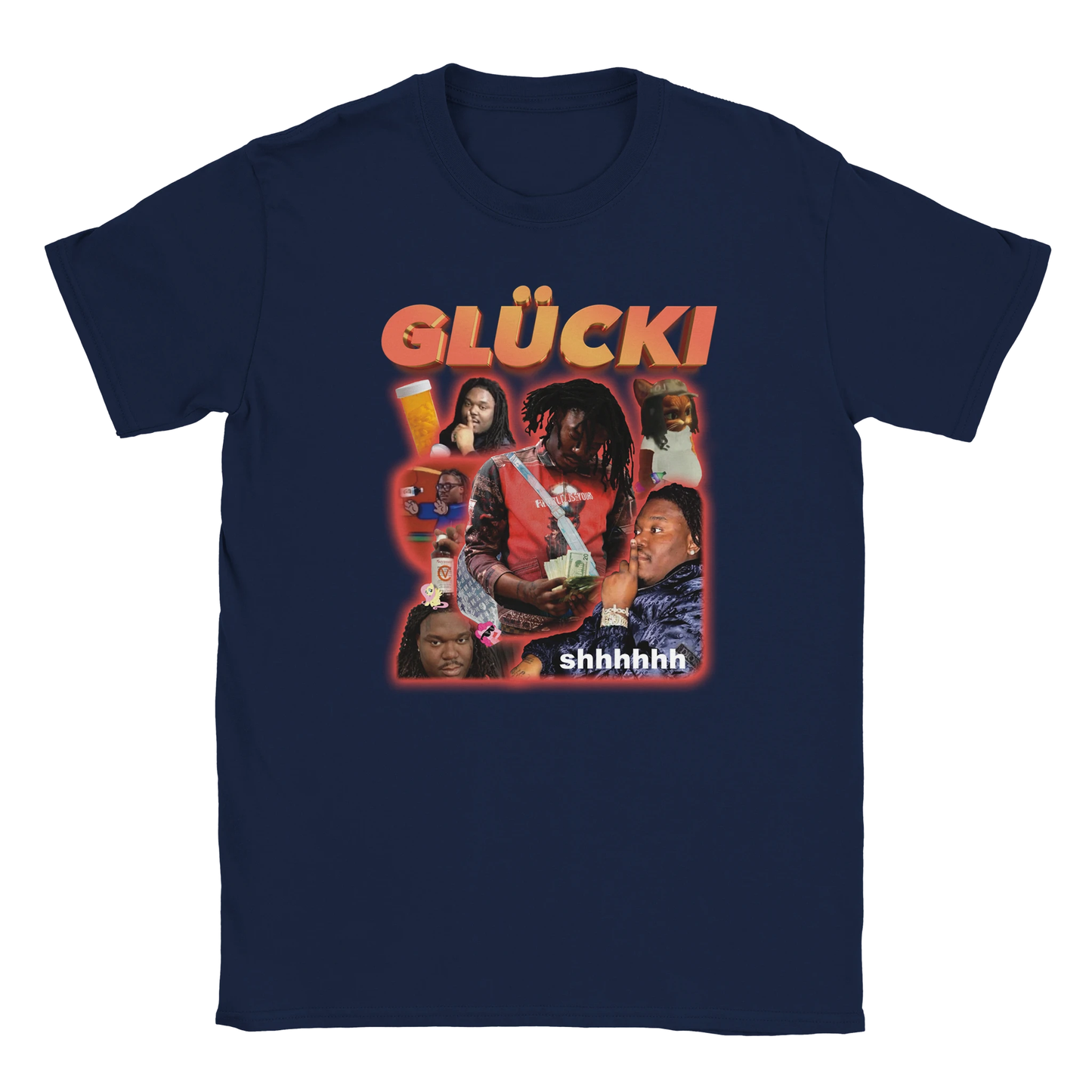 LUCKI GLÜCKI tee shirt meme tshirt im rap hiphop trend style - maximumflair