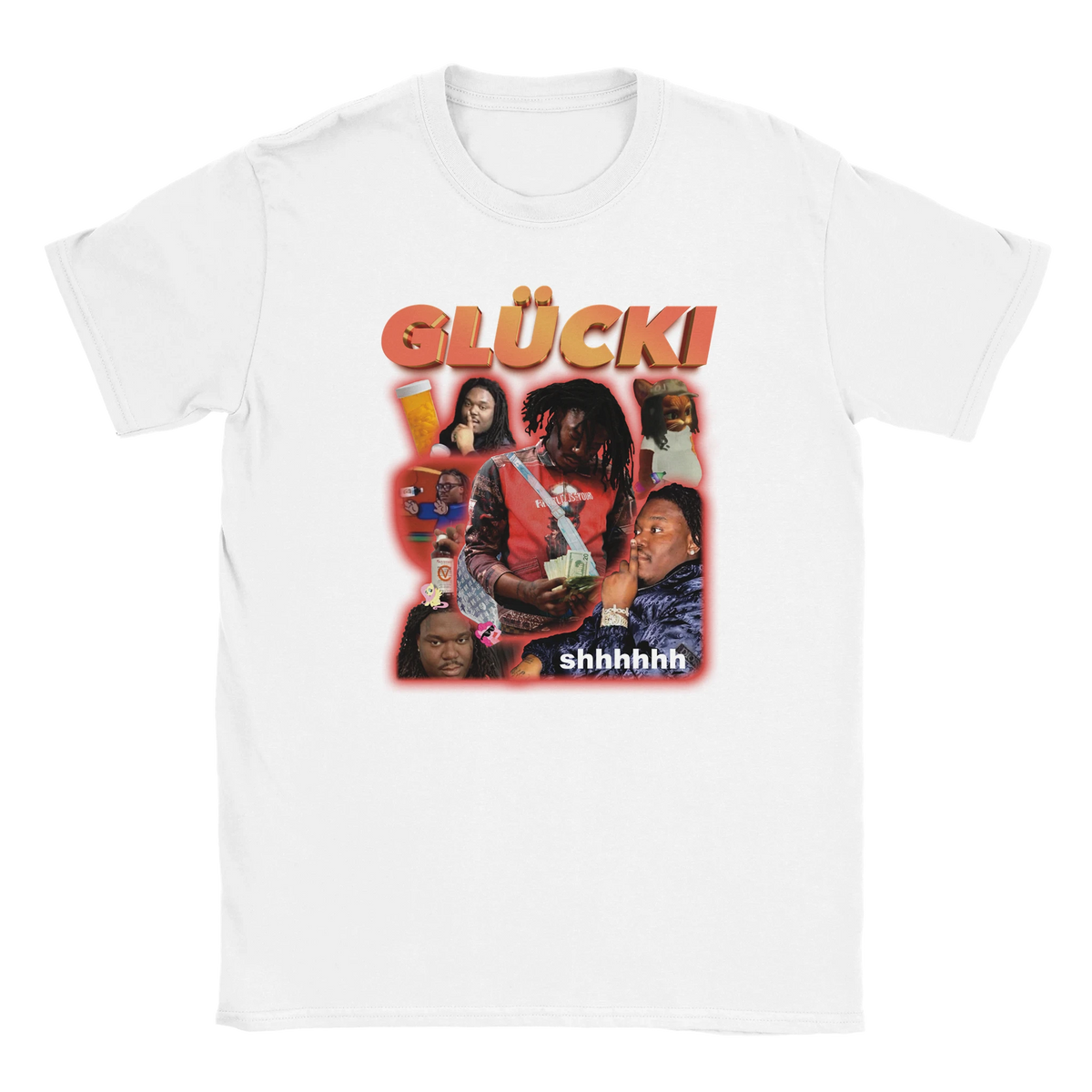 LUCKI GLÜCKI tee shirt meme tshirt im rap hiphop trend style - maximumflair