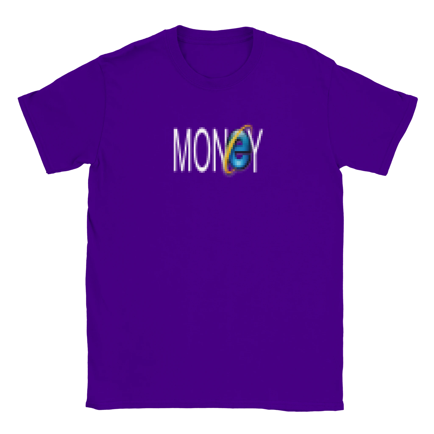 blurred Money Internet retro logo tee hustle shirt funny lustig meme print shirt cotton slim fit - maximumflair