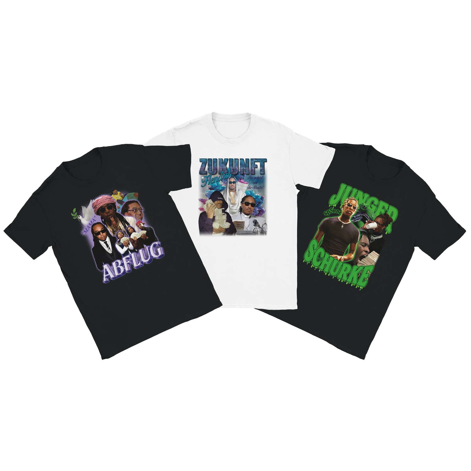 maximumflair Kollektion Rapper Meme Shirts