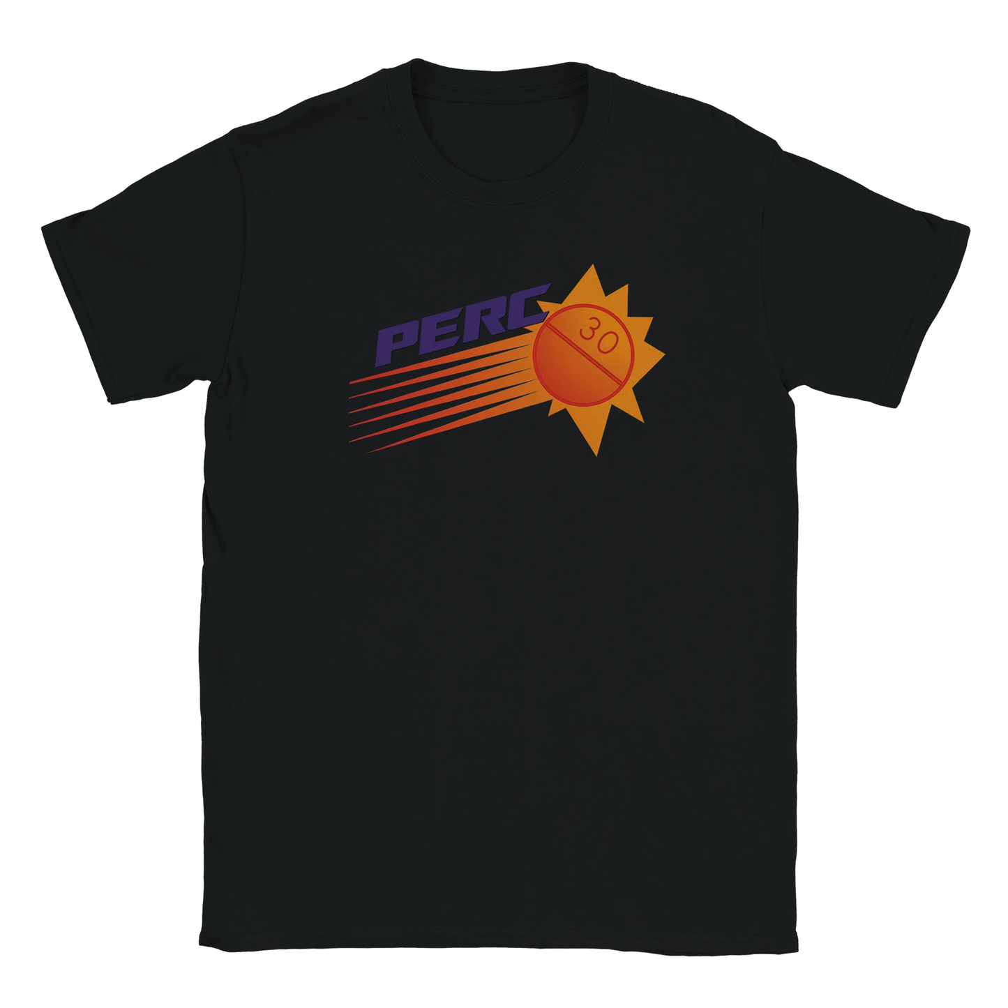 Perc 30 Suns Tee Shirt Black Schwarz - maximumflair