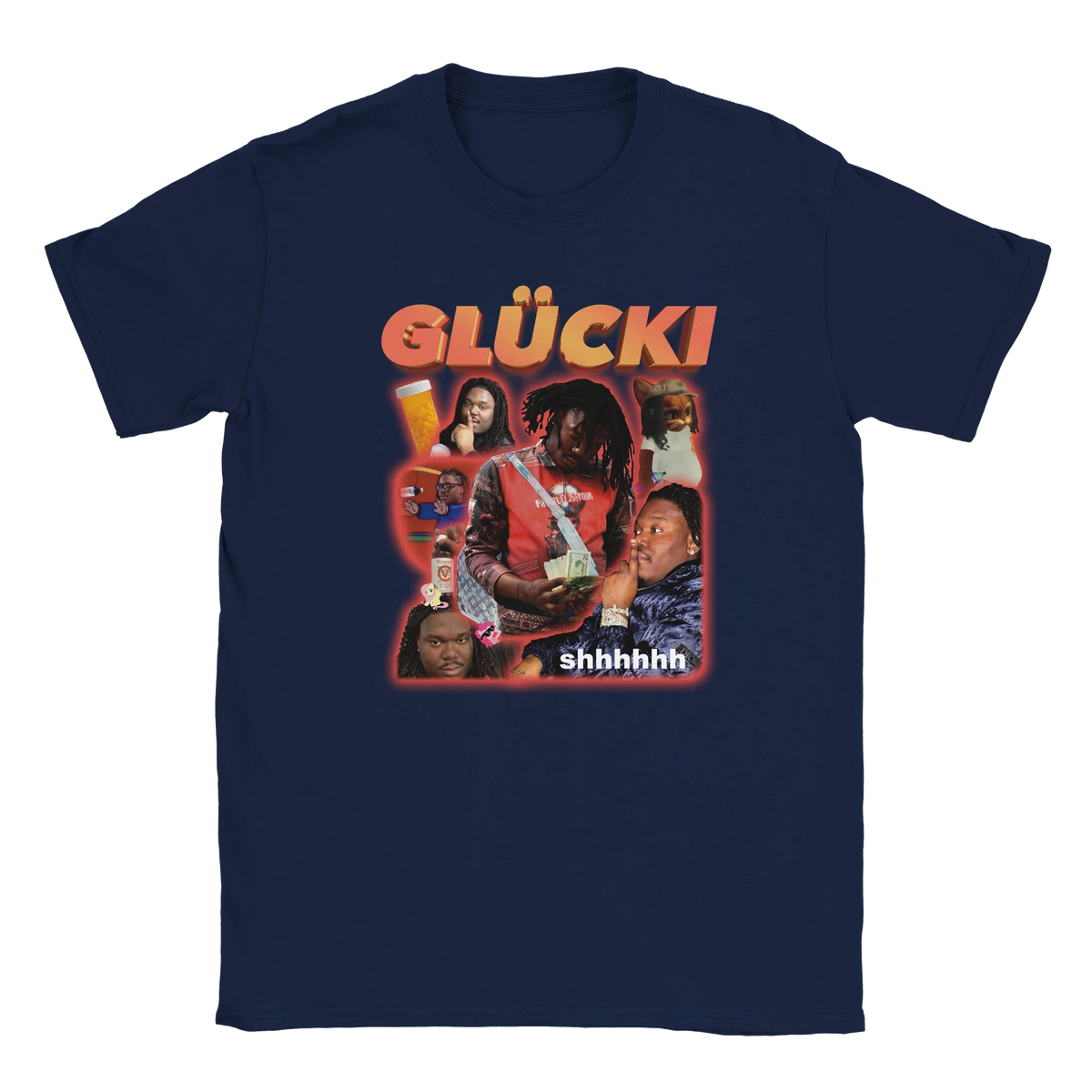 LUCKI GLÜCKI tee shirt meme tshirt im rap hiphop trend style - maximumflair
