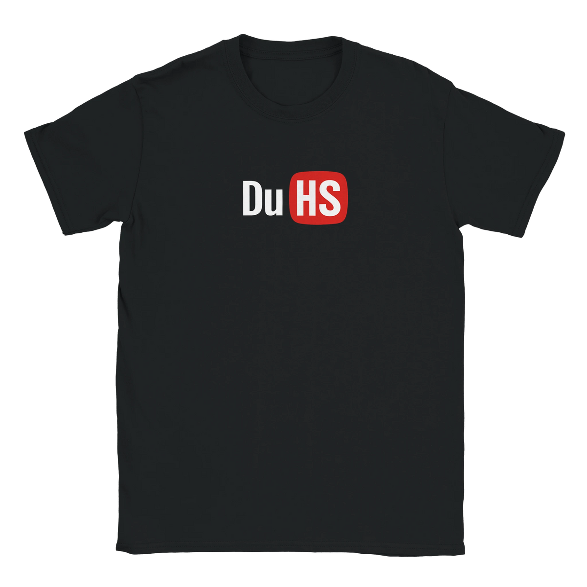 Du HS tee hustle shirt funny lustig meme print shirt cotton slim fit - maximumflair