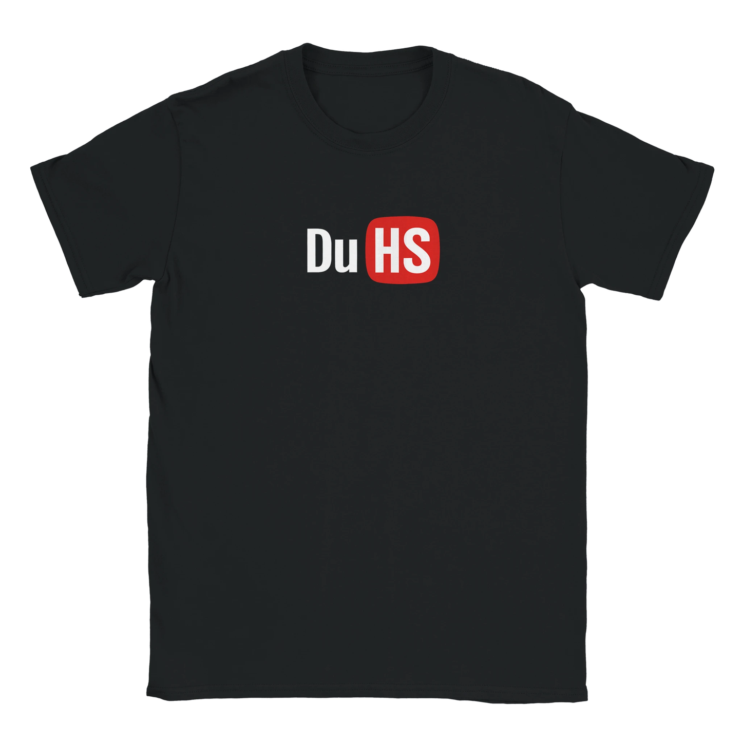 Du HS tee hustle shirt funny lustig meme print shirt cotton slim fit - maximumflair