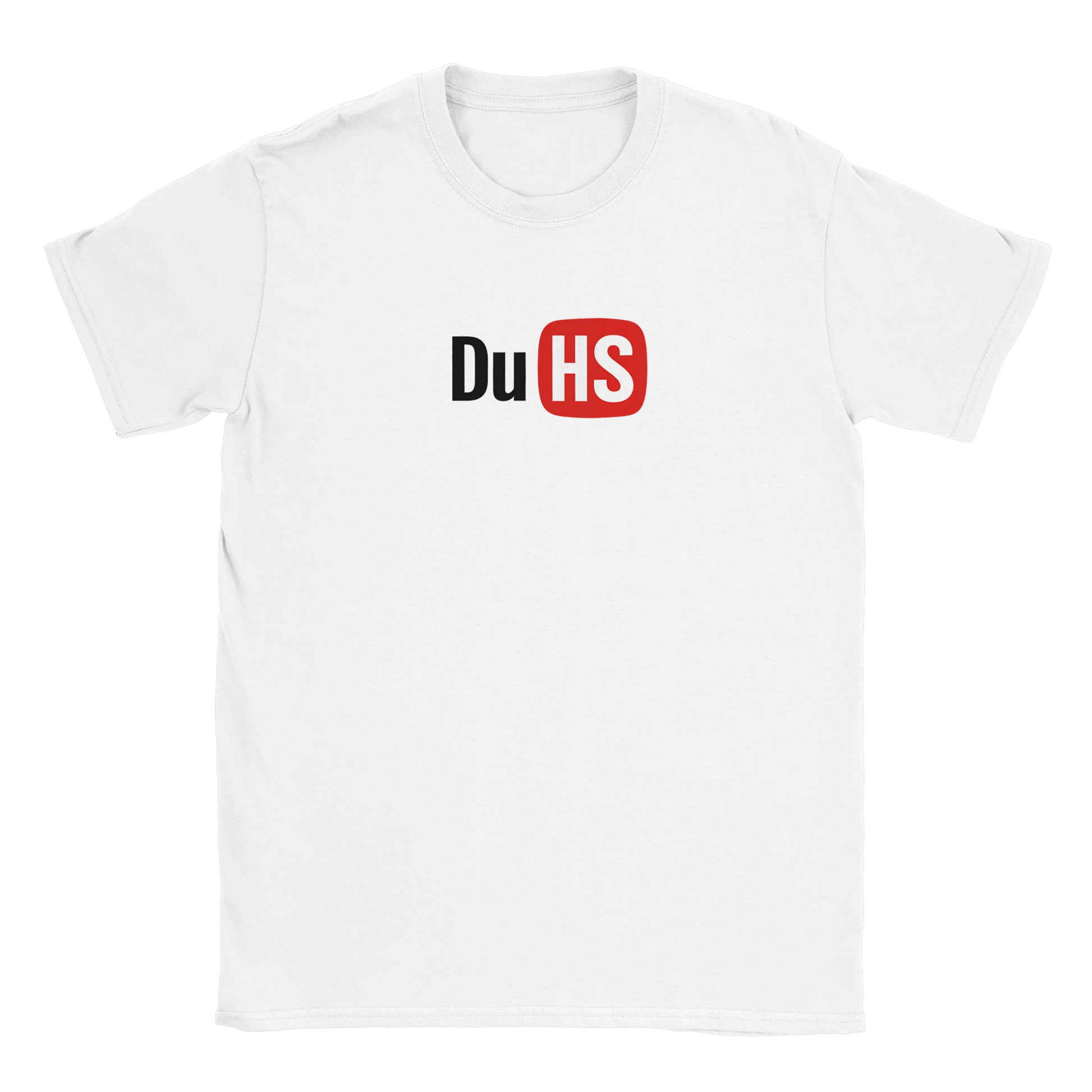 Du HS tee hustle shirt funny lustig meme print shirt cotton slim fit - maximumflair