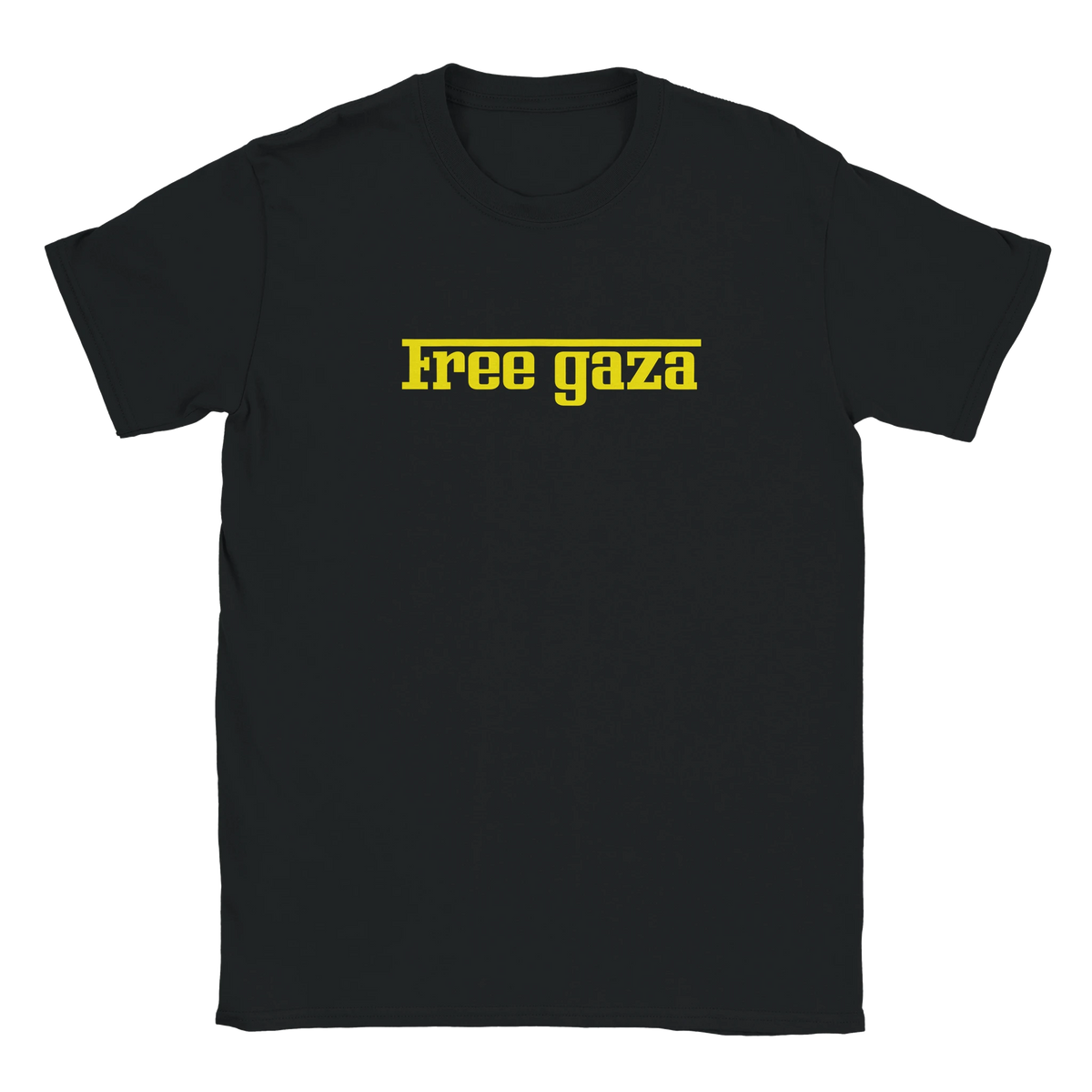 free gaza ferrari font schriftart palestine freiheit für Palästina tee shirt T-Shirt Aussage statement print shirt cotton slim fit - maximumflair