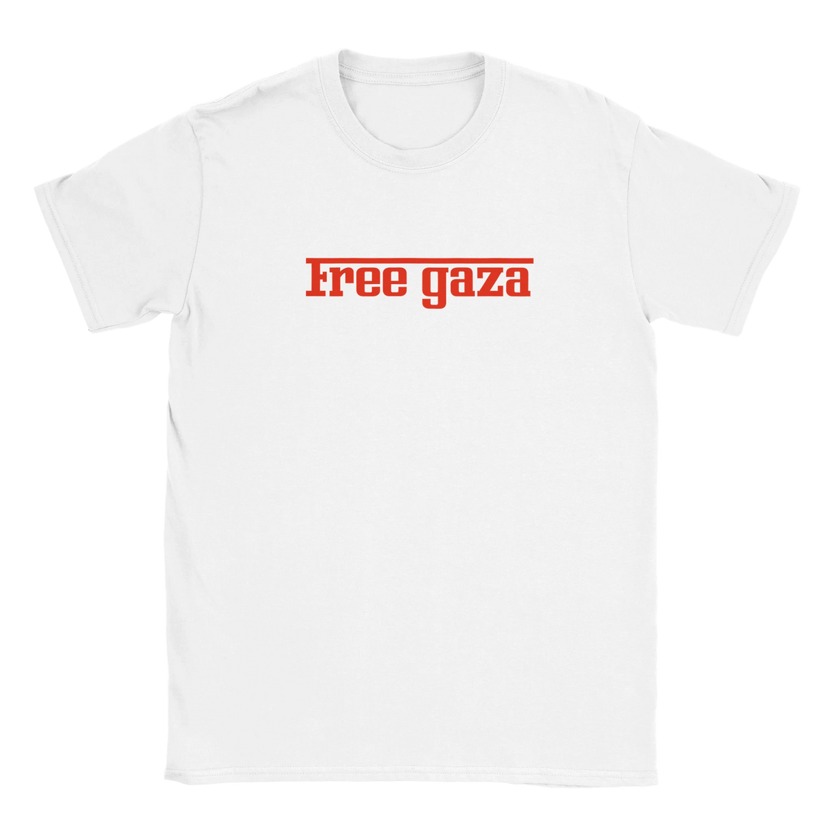 free gaza ferrari font schriftart palestine freiheit für Palästina tee shirt T-Shirt Aussage statement print shirt cotton slim fit - maximumflair