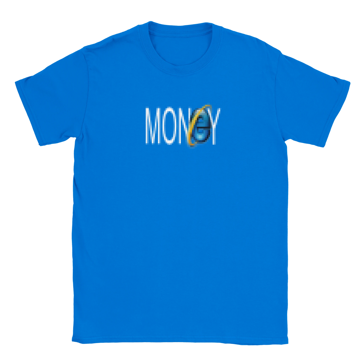 blurred Money Internet retro logo tee hustle shirt funny lustig meme print shirt cotton slim fit - maximumflair