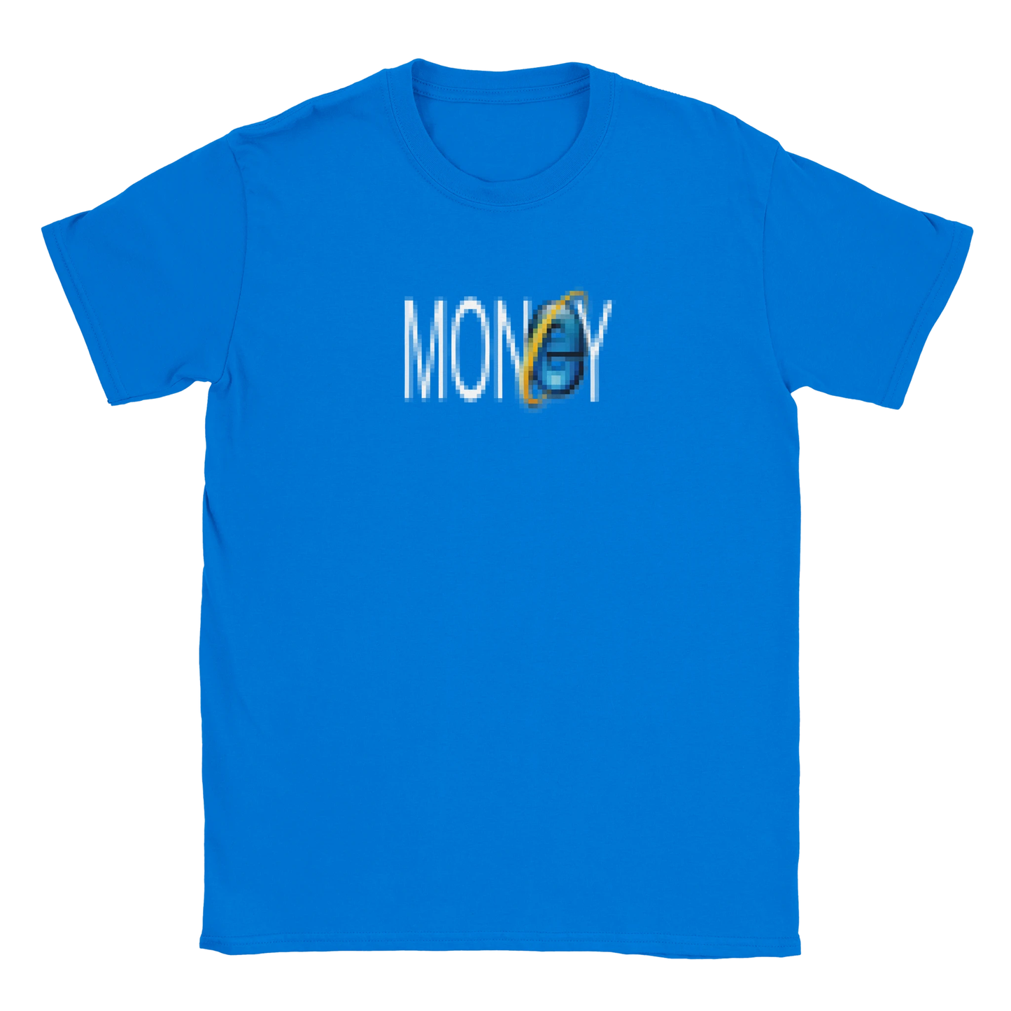blurred Money Internet retro logo tee hustle shirt funny lustig meme print shirt cotton slim fit - maximumflair