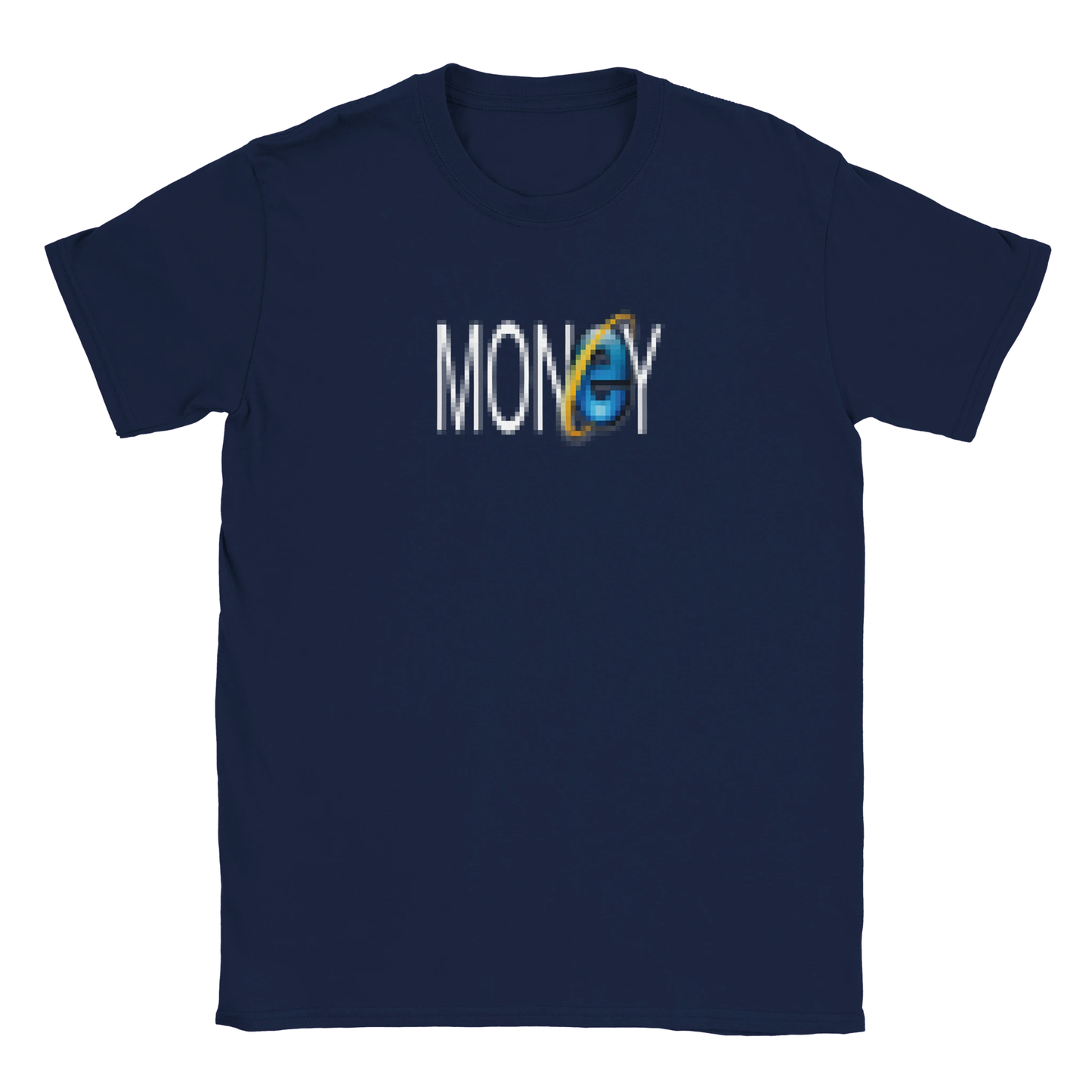 blurred Money Internet retro logo tee hustle shirt funny lustig meme print shirt cotton slim fit - maximumflair