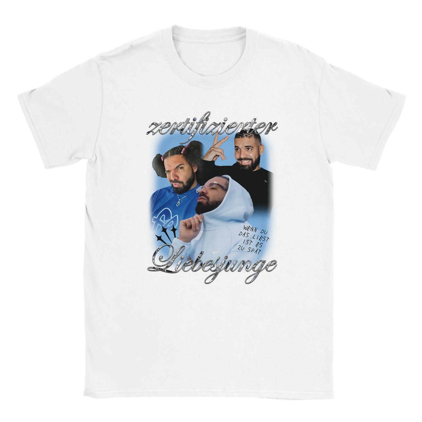 zertifizierter Liebesjunge Drake tee shirt certfied loverboy meme tshirt im rap hiphop trend style - maximumflair