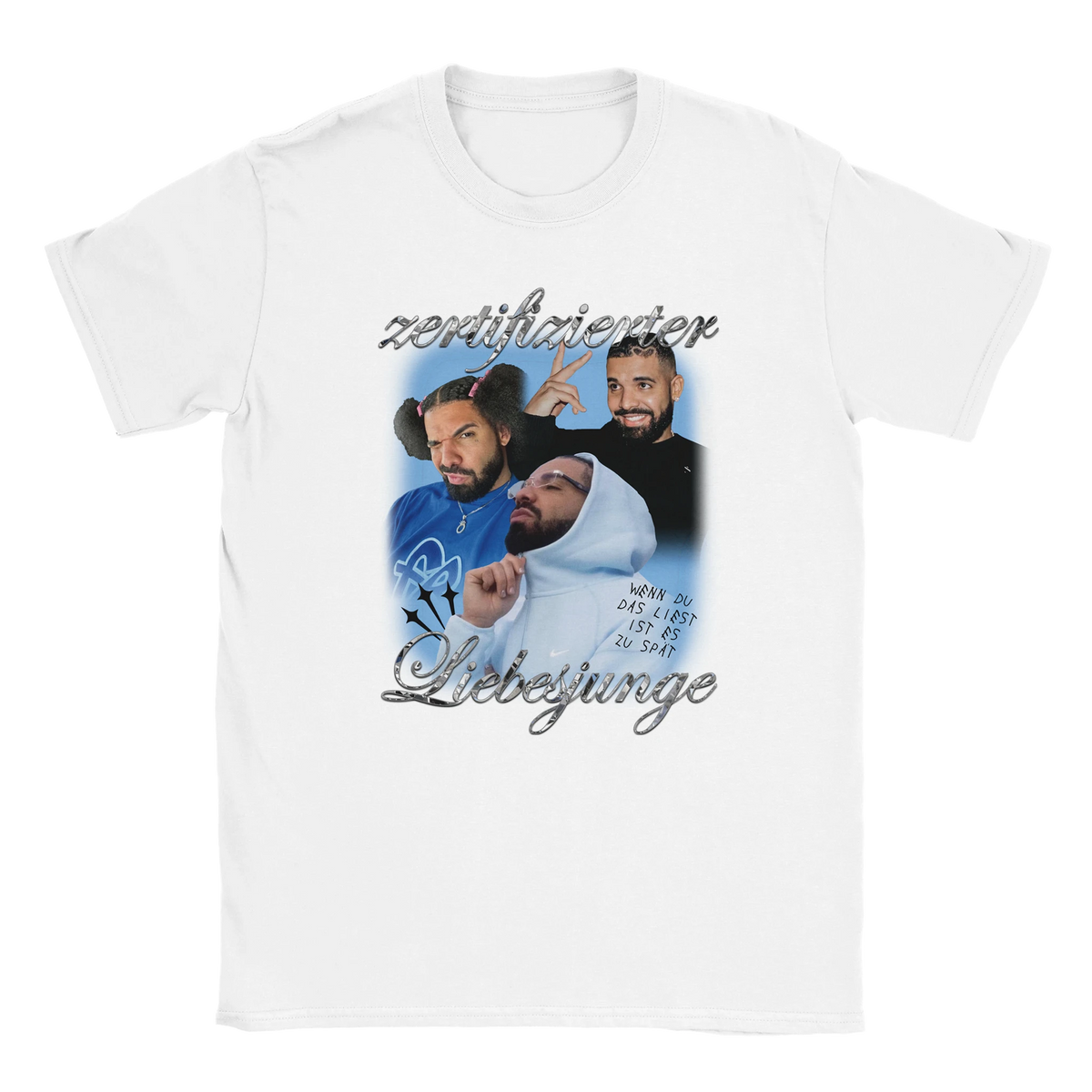zertifizierter Liebesjunge Drake tee shirt certfied loverboy meme tshirt im rap hiphop trend style - maximumflair